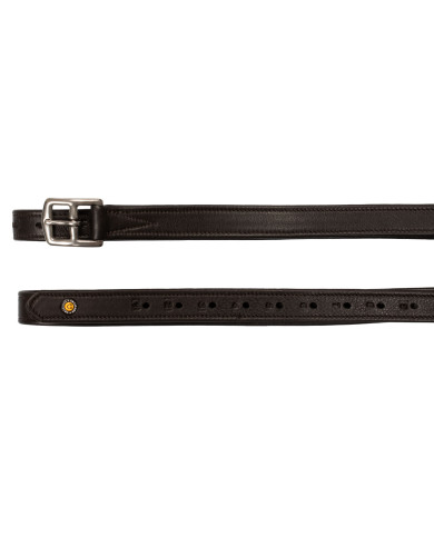 Staffili in cuoio con fori numerati Staffili in cuoio con fori numerati