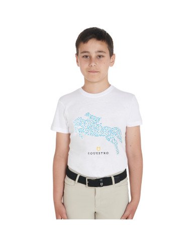 T-shirt bambino slim fit stampa Jump