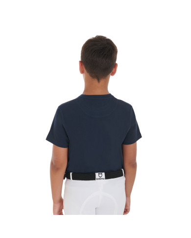 T-shirt bambini slim fit stampa dressage T-shirt bambini slim fit stampa dressage