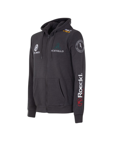 Felpa uomo con patches multilogo Felpa uomo con patches multilogo