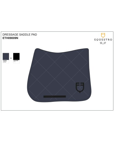 TECHNICAL FABRIC DRESSAGE SADDLE PAD