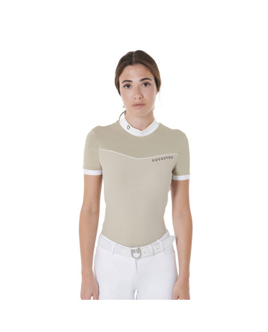 Polo donna da concorso manica corta in tessuto tecnico Polo donna da concorso manica corta in tessuto tecnico