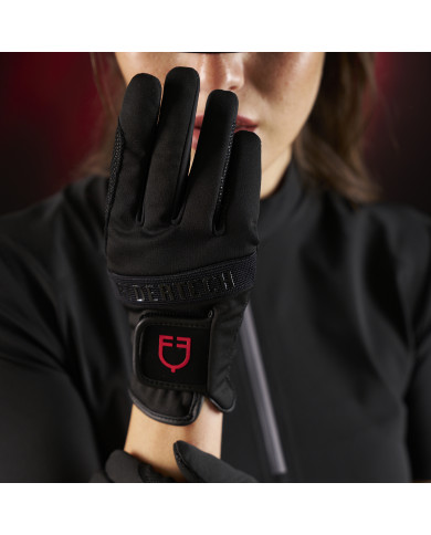 Polo training donna Equestro Ridertechnology manica corta e zip Polo training donna Equestro Ridertechnology manica corta e zip