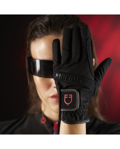 Polo training donna Equestro Ridertechnology manica corta e zip Polo training donna Equestro Ridertechnology manica corta e zip