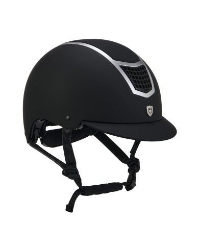 CASCO EQUESTRO MODELLO ECLIPSE PLAIN MATT ROWEL FITTING OM. 1384-2023