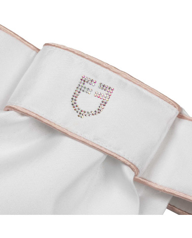 Plastron dressage logo strass Plastron dressage logo strass