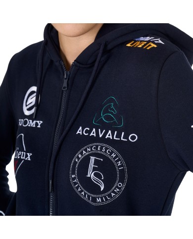 NEW STYLE WOMEN S MULTILOGO HOODIE