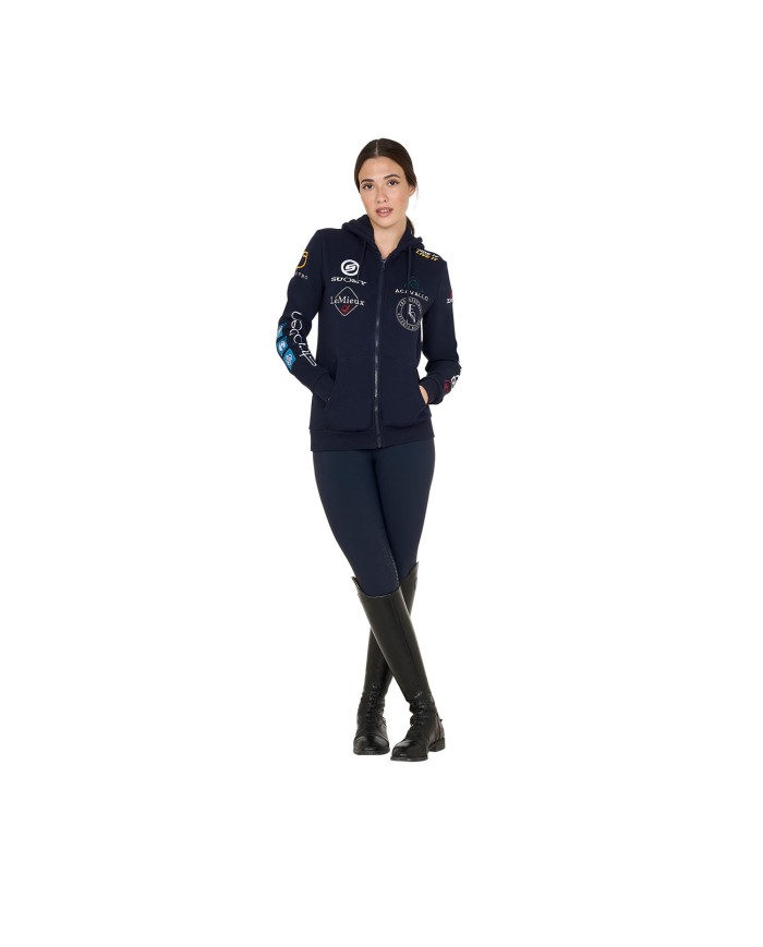 NEW STYLE WOMEN S MULTILOGO HOODIE