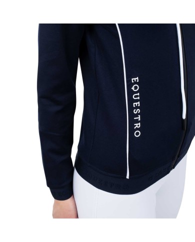 WOMAN INTERLOCK HOODIE FULL ZIP