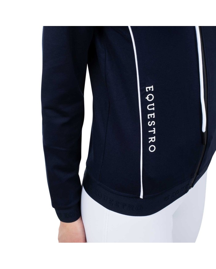WOMAN INTERLOCK HOODIE FULL ZIP