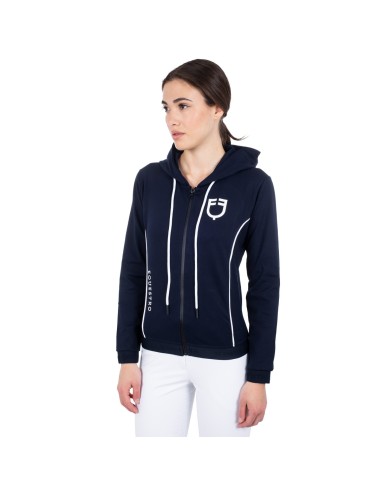 WOMAN INTERLOCK HOODIE FULL ZIP