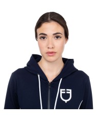 WOMAN INTERLOCK HOODIE FULL ZIP
