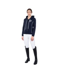 WOMAN INTERLOCK HOODIE FULL ZIP