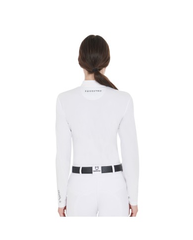 WOMAN COMPETITION LS ZIP SHIRT 1/2 MESH