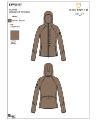 WOMEN S TECNO JERSEY HOODIE ZIP