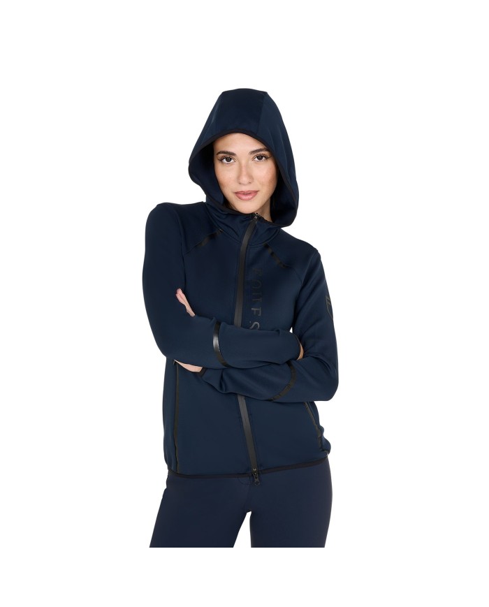 WOMEN S TECNO JERSEY HOODIE ZIP