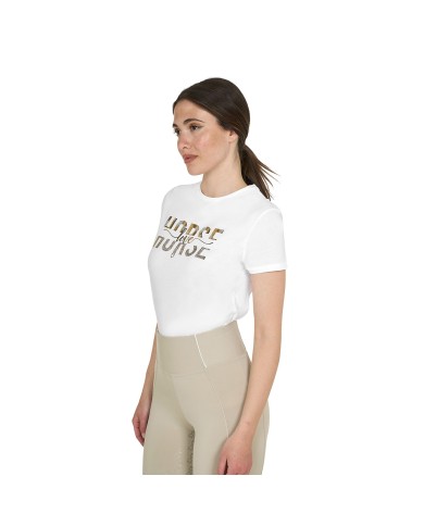 WOMEN S HORSE LOVE COTTON T-SHIRT