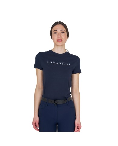 WOMEN S LOGO LAMINA COTTON T-SHIRT