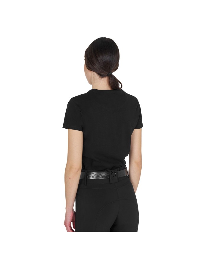 WOMEN S LOGO LAMINA COTTON T-SHIRT