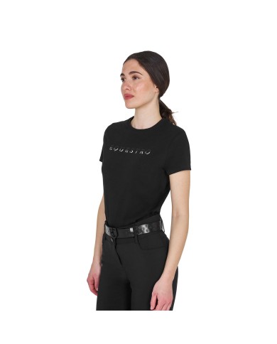 WOMEN S LOGO LAMINA COTTON T-SHIRT