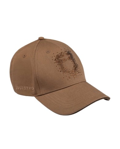 WOMAN BASEBALL CAP WITH RHINESTONE LOGO