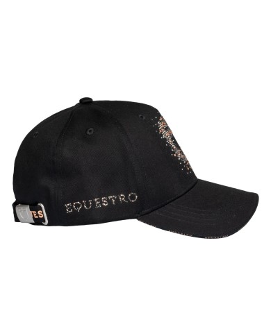 WOMAN BASEBALL CAP WITH RHINESTONE LOGO