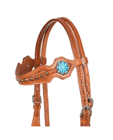 BRIGLIA WESTERN CON PIETRE BLU BRIGLIA WESTERN CON PIETRE BLU