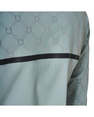WOMEN S MONOGRAM TRAINING POLO LS ZIP