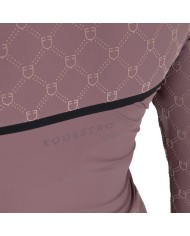 WOMEN S MONOGRAM TRAINING POLO LS ZIP