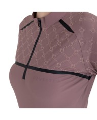 WOMEN S MONOGRAM TRAINING POLO LS ZIP
