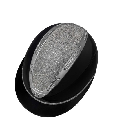 WOMEN APOCALIPSE HELMET WITH DIAMONDS AND SHINY SHELL