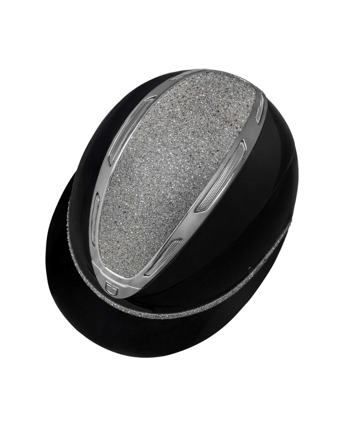 WOMEN APOCALIPSE HELMET WITH DIAMONDS AND SHINY SHELL