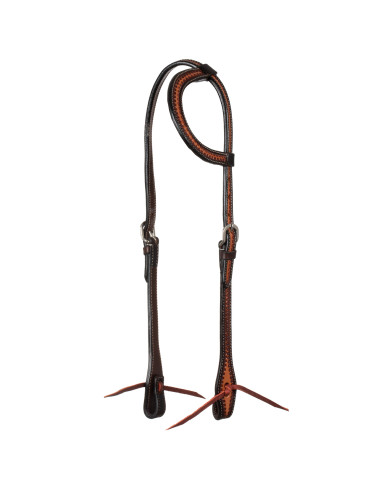 TESTIERA WESTERN UN ORECCHIO LAVORAZIONE SNAKE TESTIERA WESTERN UN ORECCHIO LAVORAZIONE SNAKE