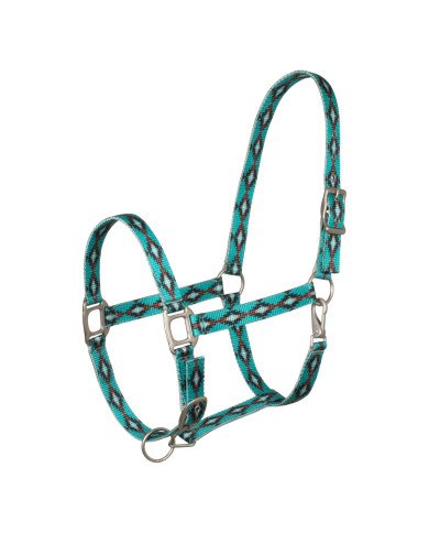 Cavezza in nylon con decorazioni navajo Cavezza in nylon con decorazioni navajo