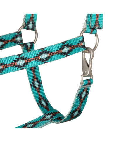 Cavezza in nylon con decorazioni navajo Cavezza in nylon con decorazioni navajo