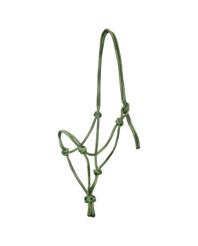 Cavezza in corda annodata regolabile Cavezza in corda annodata regolabile