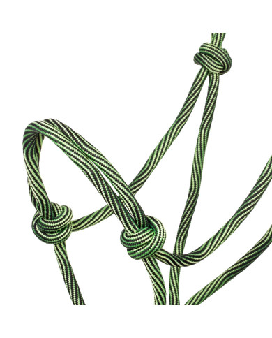 Cavezza in corda annodata regolabile Cavezza in corda annodata regolabile