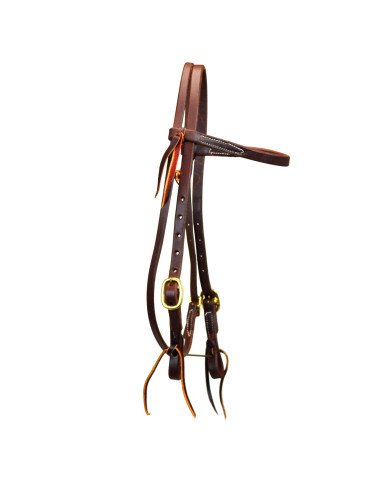 DOUBLE BUCKLE BROWBAND HEADSTALL