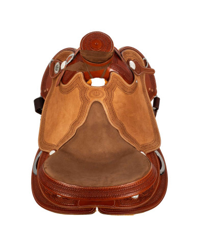 Sella Westwood wade doppia gonna quilted seat flower 6 border 77 cognac reverse natural Sella Westwood wade doppia gonna quilted seat flower 6 border 77 cognac reverse natural
