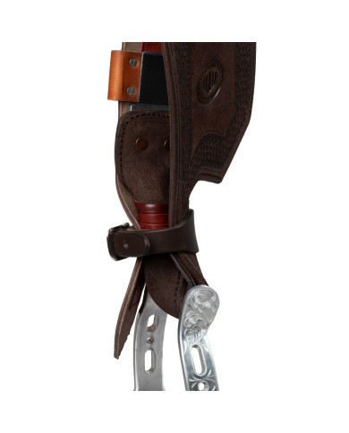 Selle Westwood classic barrel dark brown flower6 round border basket Selle Westwood classic barrel dark brown flower6 round border basket