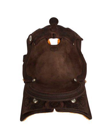 Selle Westwood classic working cow hard seat reverse brown FL6 border 84 Selle Westwood classic working cow hard seat reverse brown FL6 border 84