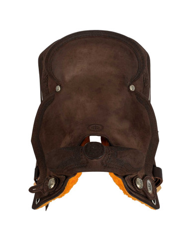 Selle Westwood classic working cow hard seat reverse brown FL6 border 84 Selle Westwood classic working cow hard seat reverse brown FL6 border 84