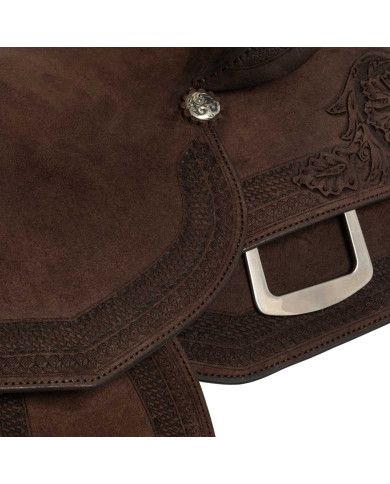 Selle Westwood classic working cow hard seat reverse brown FL6 border 84 Selle Westwood classic working cow hard seat reverse brown FL6 border 84