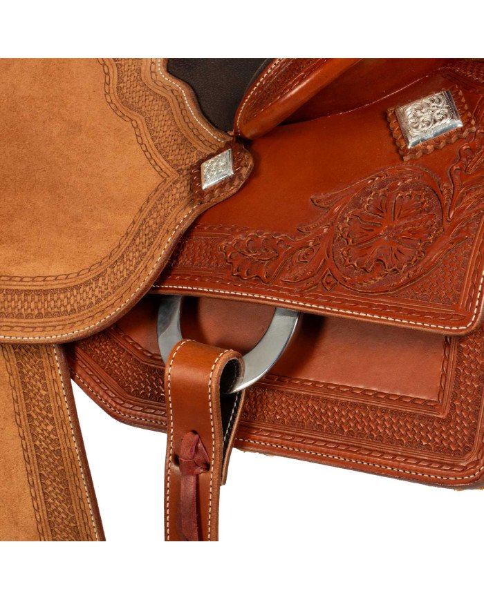 Selle Westwood classic working cow cognac reverse FL6 border 64