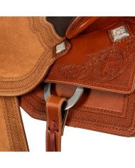 Selle Westwood classic working cow cognac reverse FL6 border 64