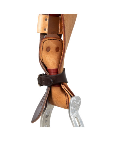 Sella Westwood basic barrel MJ brown/reverse natural border basket tooling Sella Westwood basic barrel MJ brown/reverse natural border basket tooling