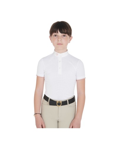 POLO BIMBA MANICA CORTA MODELLO CLARA