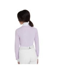 GIRL S HUNTER COMPETITITION POLO SHIRT LS BUTTONS