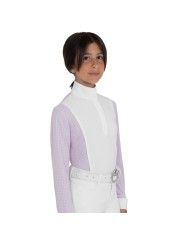 GIRL S HUNTER COMPETITITION POLO SHIRT LS BUTTONS