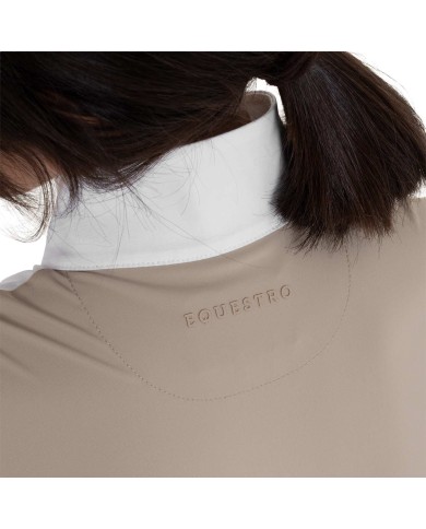 GIRL S HUNTER COMPETITITION POLO SHIRT LS BUTTONS